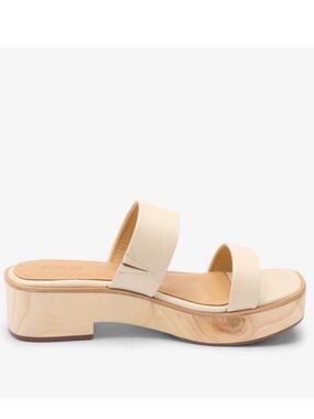Nisolo Ellie All Day Clog Sandals in Bone 6